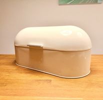 Grosser Vintage Brotkasten Creme