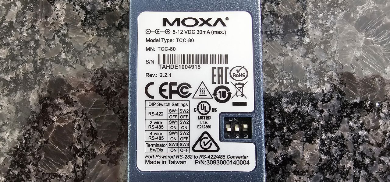 Konverter: Moxa RS232 zu RS422/RS485 Serial Converter – Neu (gemäss Beschreibung) aus Igis von Mfsi 4