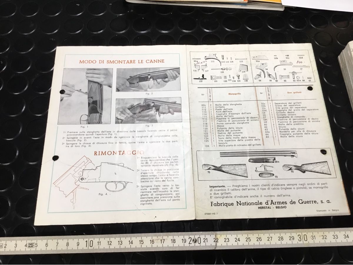 Libri: WAFFEN ANLEITUNG BROWNING CAL.12 E 20 – Usato da Cama venduto da anto_a 2