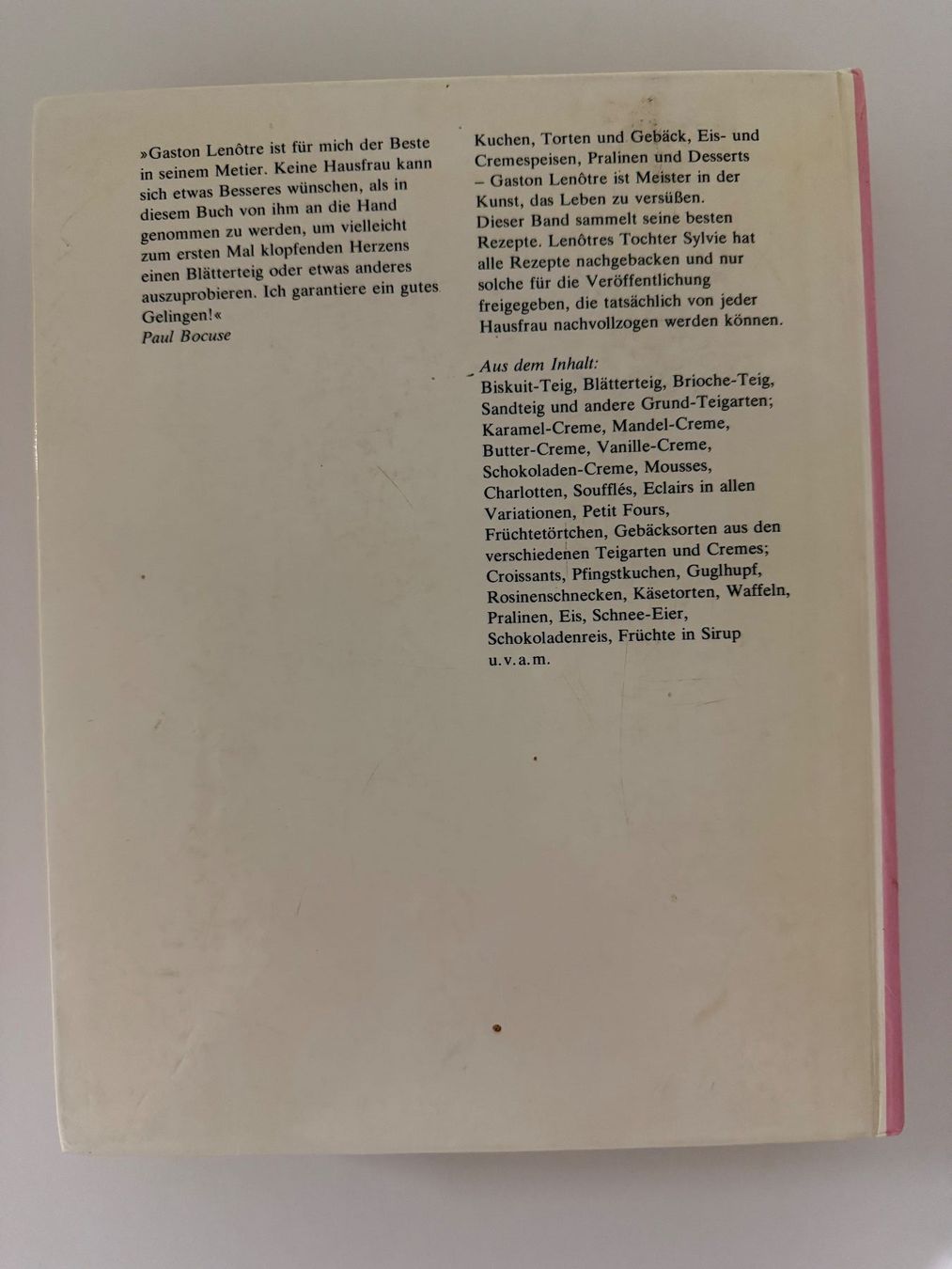Livres: Kochbuch von Lenotre – D'occasion à Männedorf par Suvretaner 1