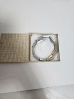 Halskette Edelstahl Bicolor Glieder Design 