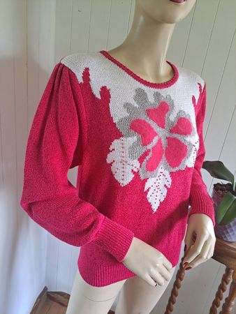 THE SIXTH SENSE 80s Vintage Strickpullover M 38 Pulli