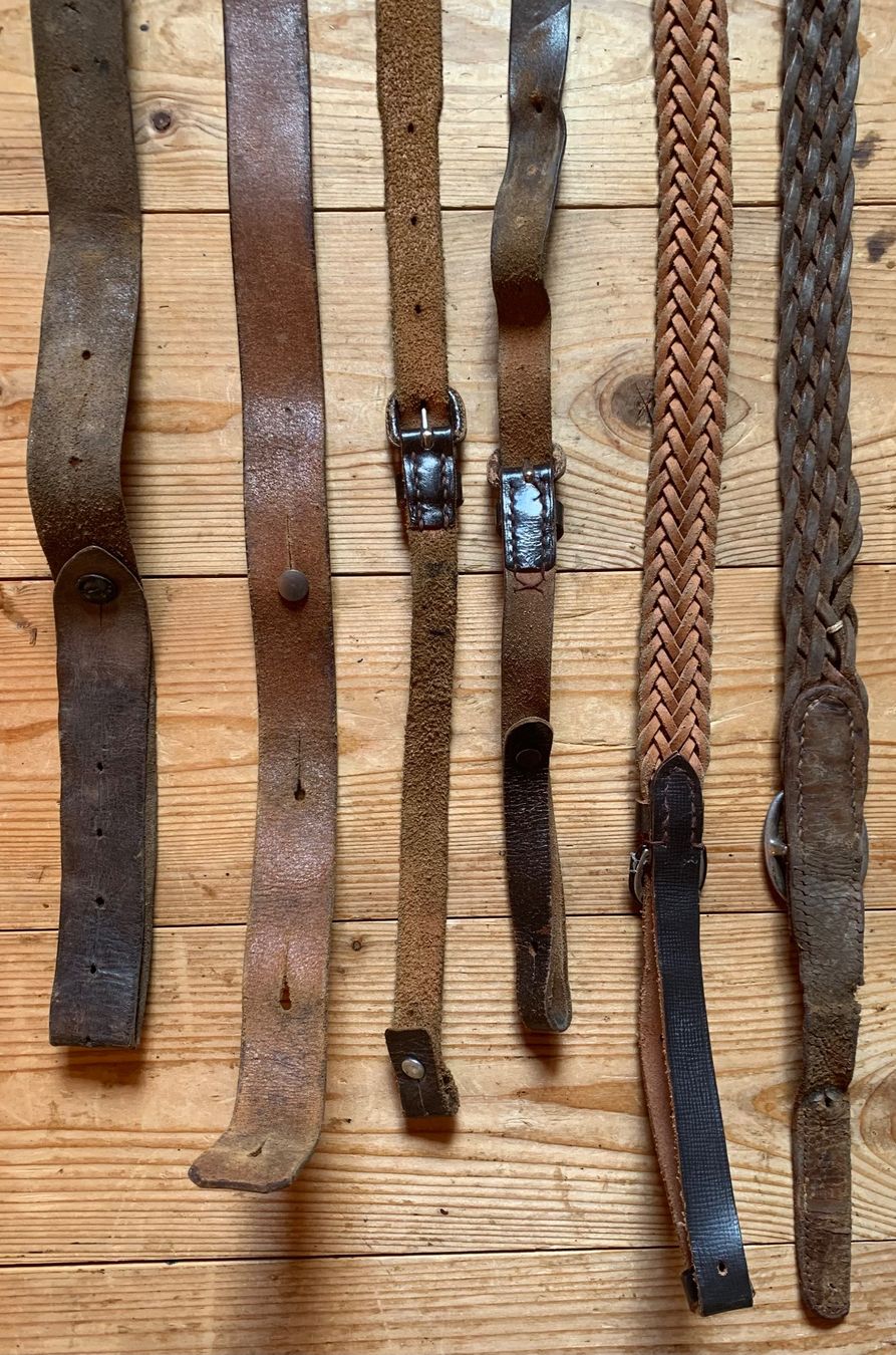 Attrezzatura & Pezzi di ricambio: 6 Gewehrriemen aus Leder – Usato da Goldingen venduto da Bergler012 6