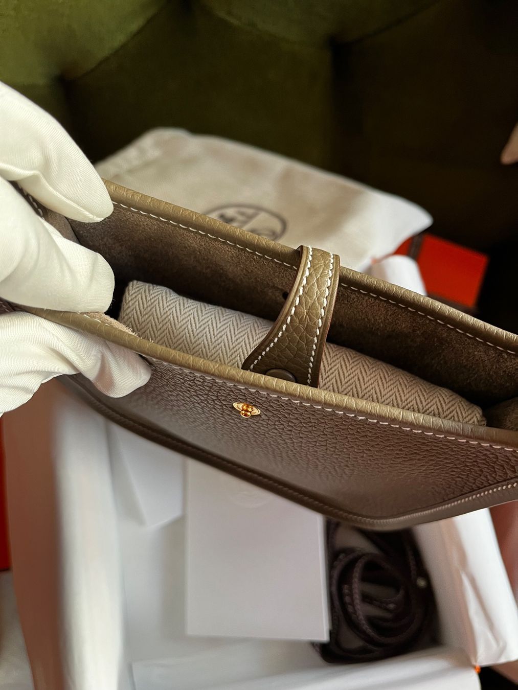 Hermès Borse da donna: Sac Hermès Evelyn TPM – Nuovo e nell'imballaggio originale da Plan-les-Ouates venduto da mbo_lr8w 4