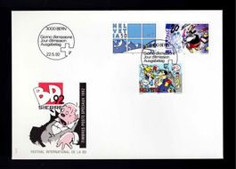 1 FDC Schweiz 1992