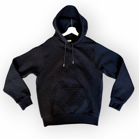 Dior Oblique — Sweat à capuche bleu marine