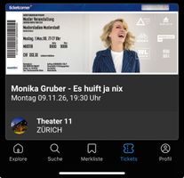 Monike Gruber - Es huift ja nix (Sitzplätze)