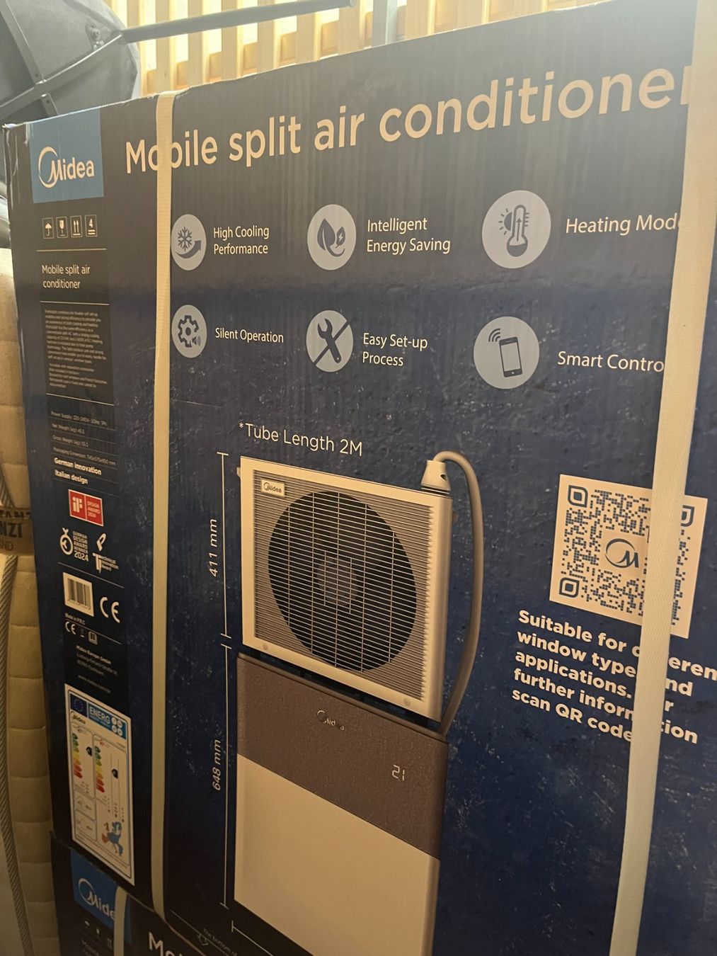 Midea Condizionatori: Midea Porta Split Condizionatore Mobile – Nuovo e nell'imballaggio originale da Lugano venduto da MrVooDoo 1