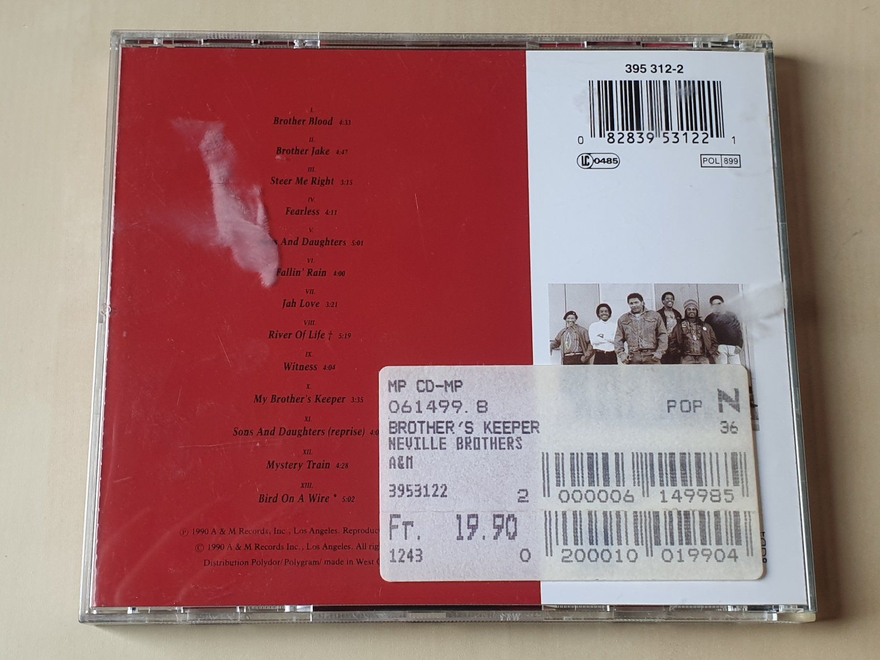 CD: Neville Brothers Brother's Keeper – Usato da Stansstad venduto da collectorsshop 1