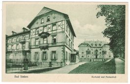 AK Bad Steben, Kurhotel und Parkschloss