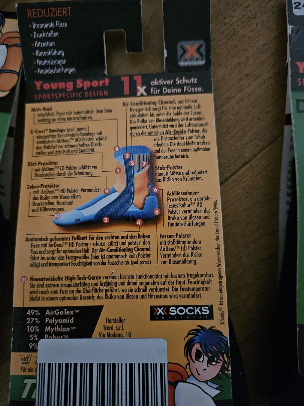 Calze per bambini: NEU kinder Trekking socken – Nuovo e nell'imballaggio originale da Basel venduto da fragolina08 2