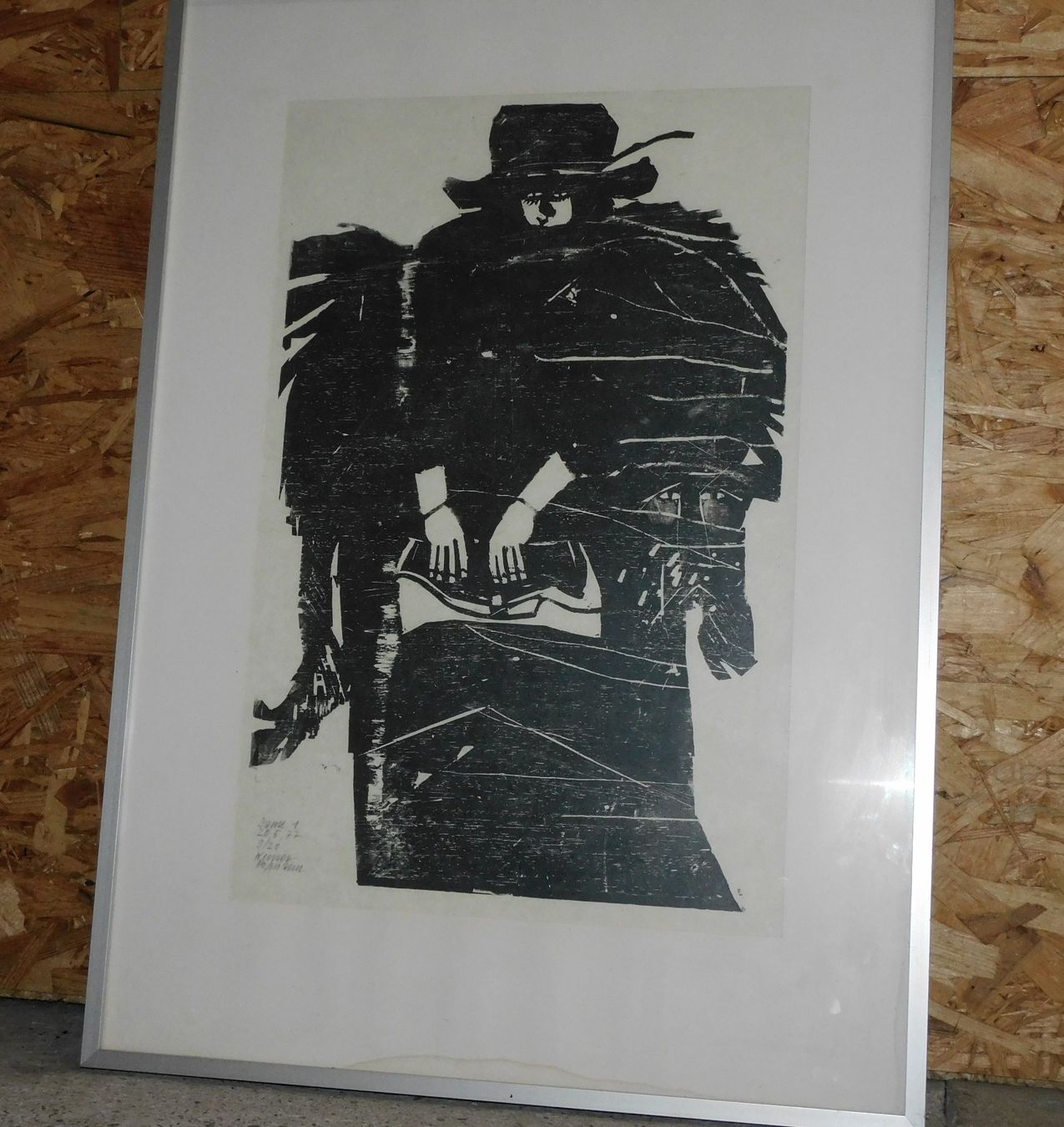 Xilografie: Holzschnitt Werner Hofmann limitierte grosse Lithografie – Usato da Sursee venduto da 76