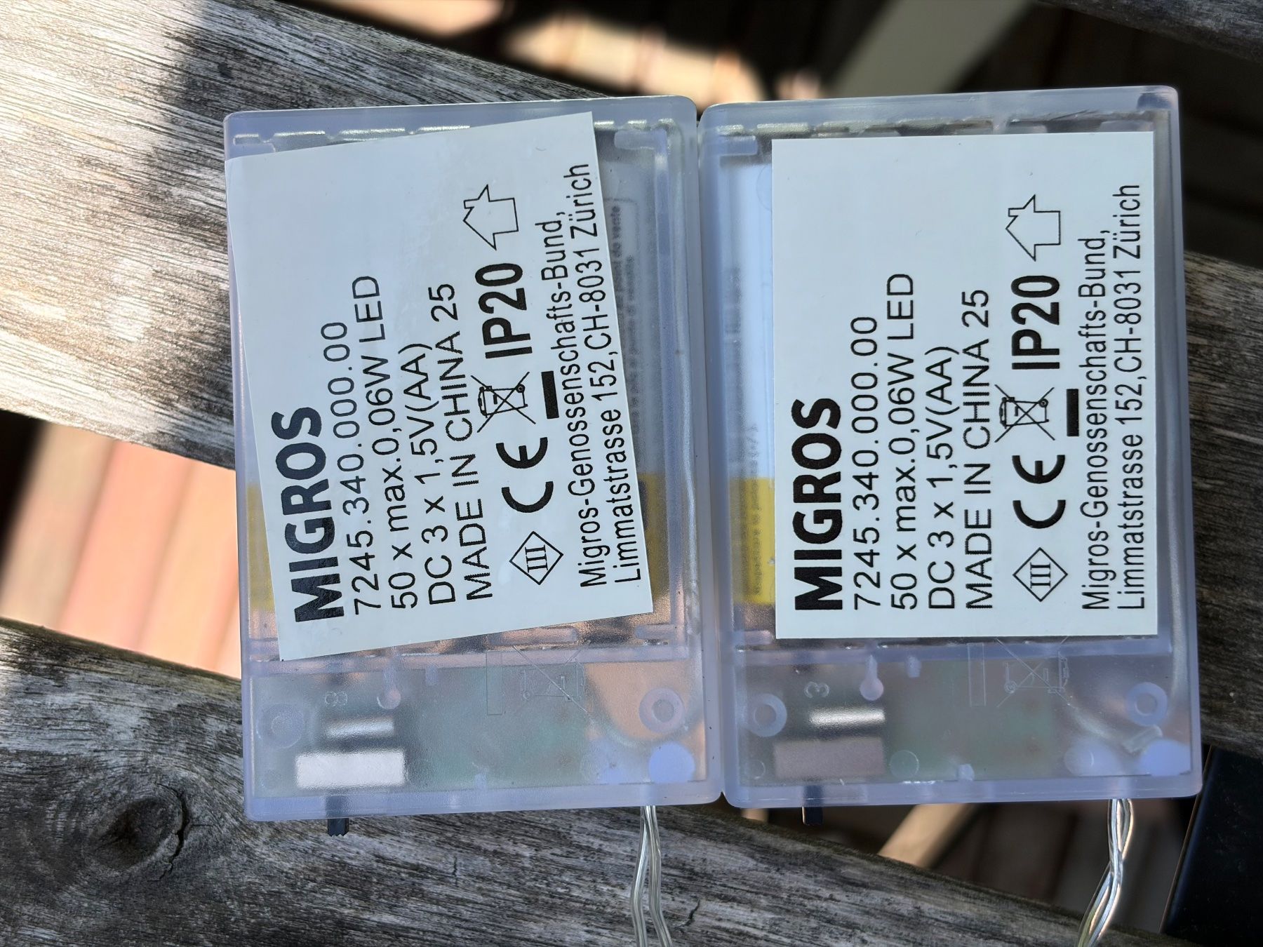 Migros Ghirlande e barre luminose: Lichterkette farbig inkl. Batterie, indoor – Nuovo (secondo la descrizione) da Kloten venduto da muoale 1