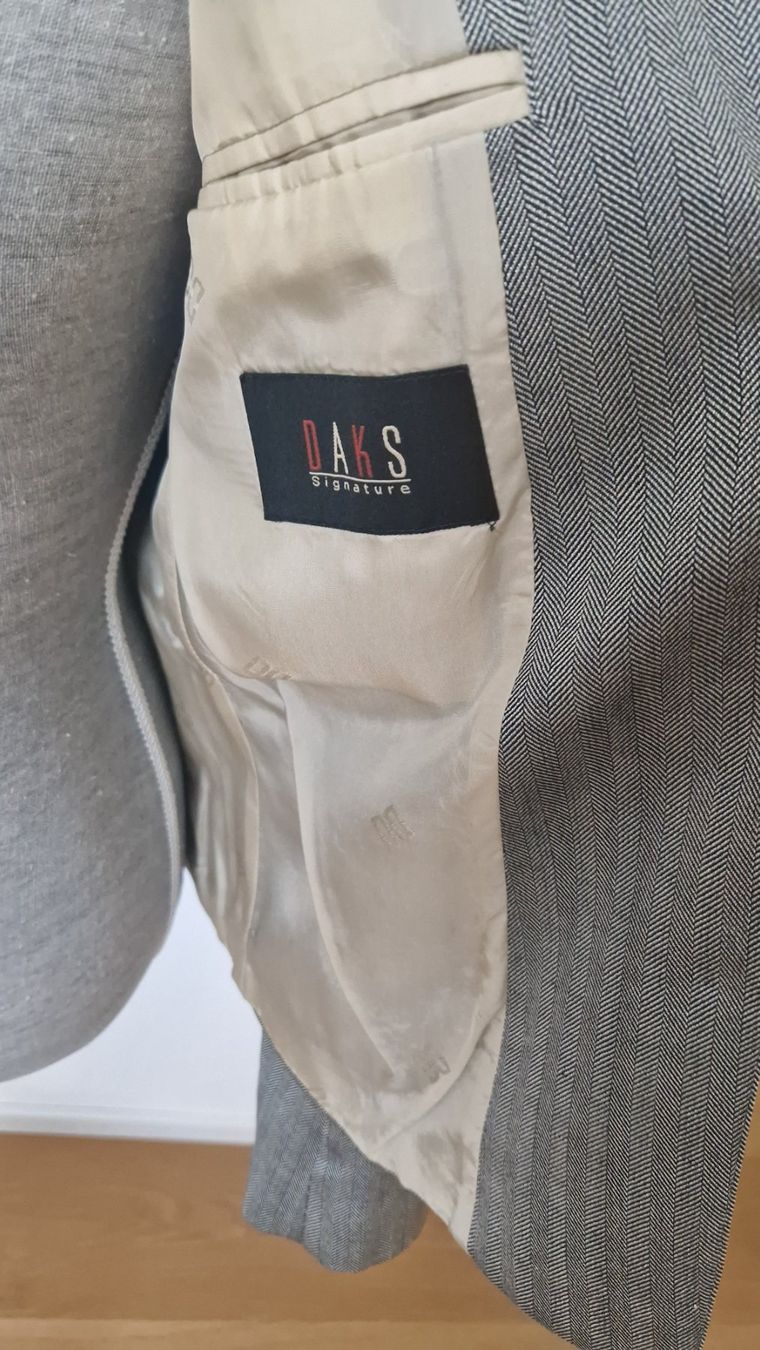 Giacche: Daks Blazer grau Wolle Seide Gr. 38 – Usato da Erlinsbach SO venduto da ULIKH 6