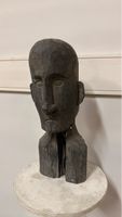 Holzskulptur Kopf - Einzigartiges Kunstobjekt für Ihr Heim