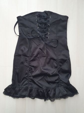 Gothic Satinrock Gr S/M *neuwertig*