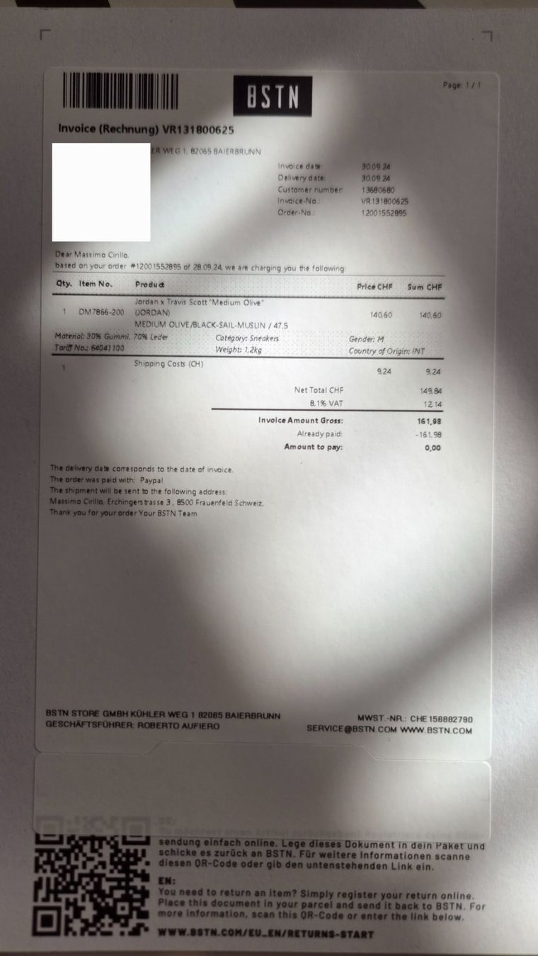 Nike Scarpe da uomo: Travis Scott Nike Jordan 1 Low OG Medium Olive – Nuovo e nell'imballaggio originale da Frauenfeld venduto da mas1750 7