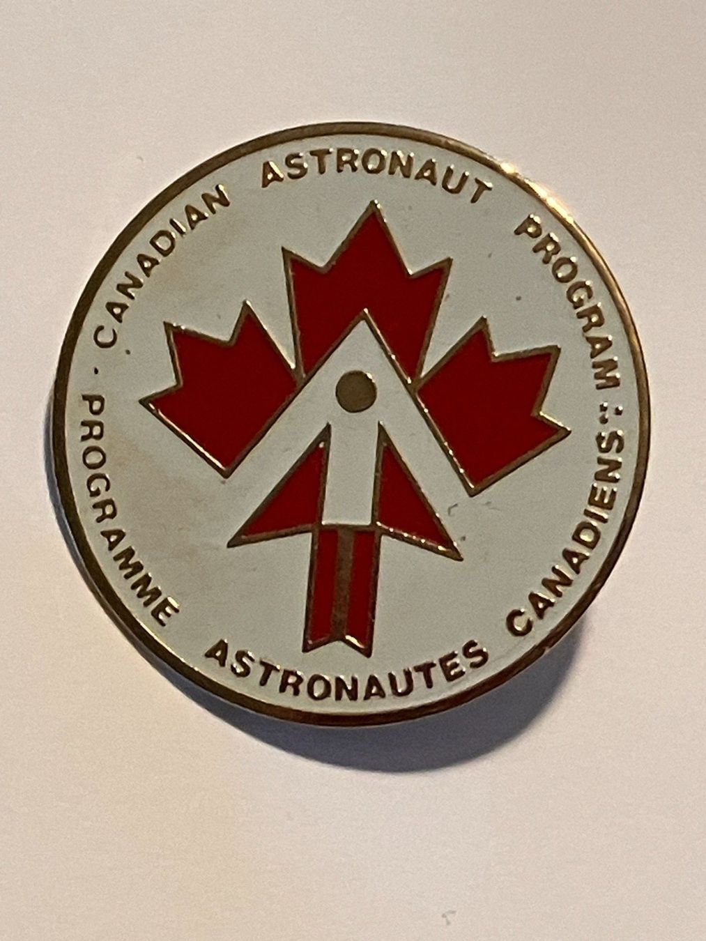 Placchette & Badge: 1 Pin Canadian Astronaut Program – Usato da Basel venduto da djwwpp