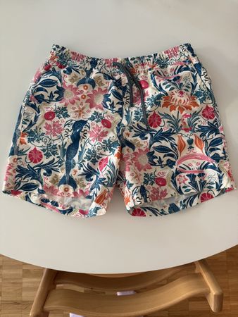 Riz Badehose, Blumenmuster, XL