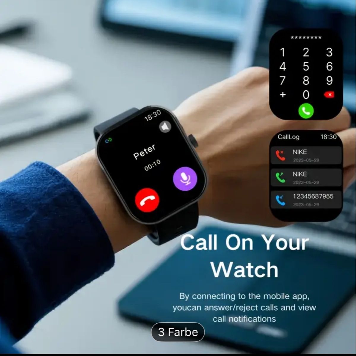 Smartwatch: Neu Smart Watch univ. – Nuovo e nell'imballaggio originale da Dulliken venduto da Lindt.1845 1