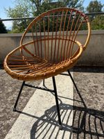 Mid-Century Rattan-Sessel
