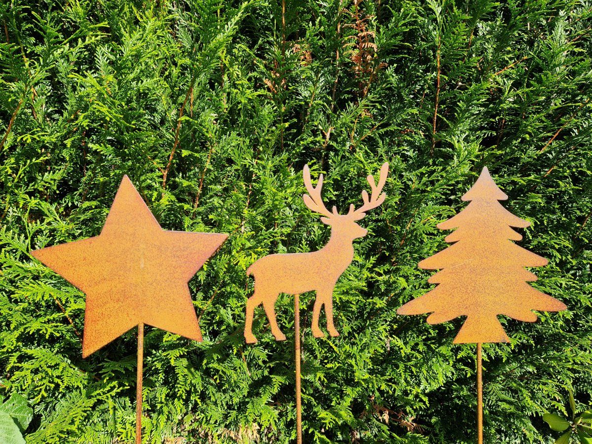 Tutte le decorazioni: Weihnachtsdeko Set Gartenstecker 100cm – Nuovo e nell'imballaggio originale da Matzendorf venduto da Gartendeko-Shop 1