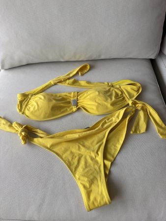 LIU JO Bikini Set Grösse S Gelb 2-teilig guter Zustand