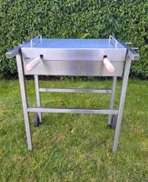Edelstahl Holzkohlengrill Swiss Sägi Carbomaster