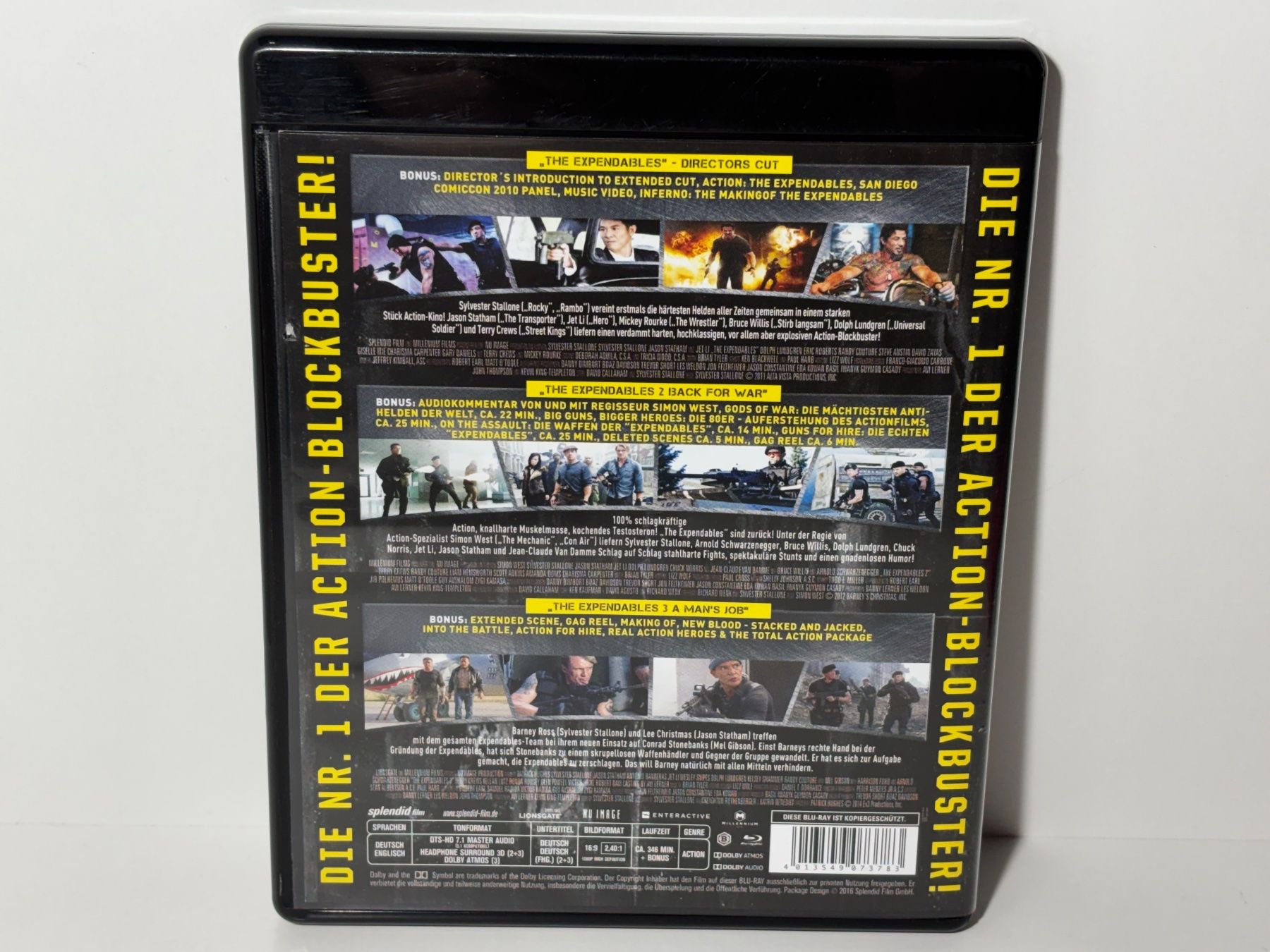 Alle DVDs: The Expendables 1-3 Blu Ray Uncut – Gebraucht aus Wilderswil von Sstriker 1