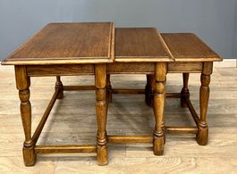 Alter Beistelltisch 3 Satz Tisch Original Castle Furniture