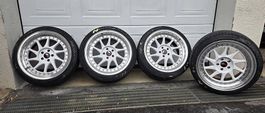 Japan racing 5x100 ET20 9x17 GT full homologué
