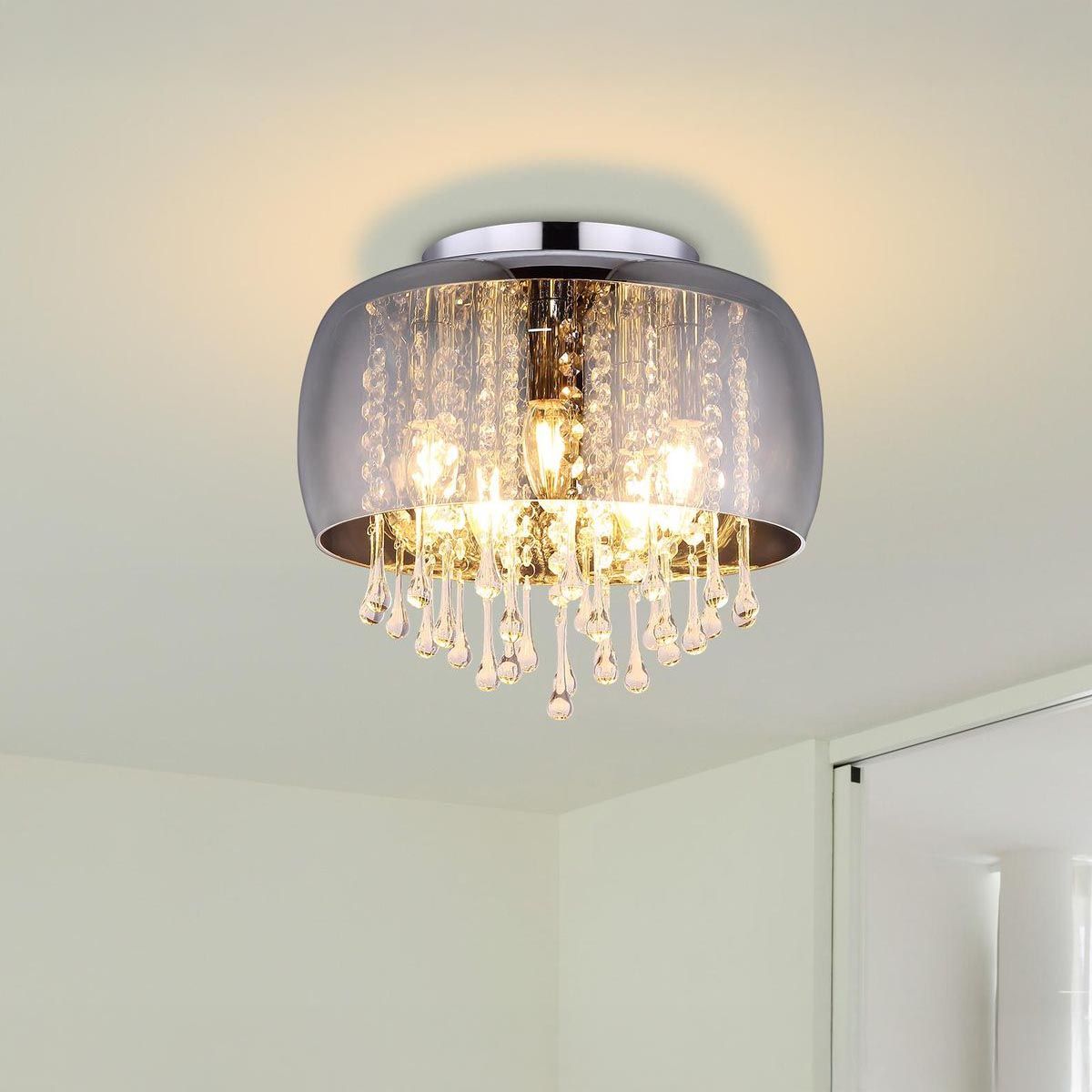 Lampadari & plafoniere: Deckenleuchte, Glas, Rauchfarbe, 35 cm Ø – Nuovo (secondo la descrizione) da Kreuzlingen venduto da Smart-Light