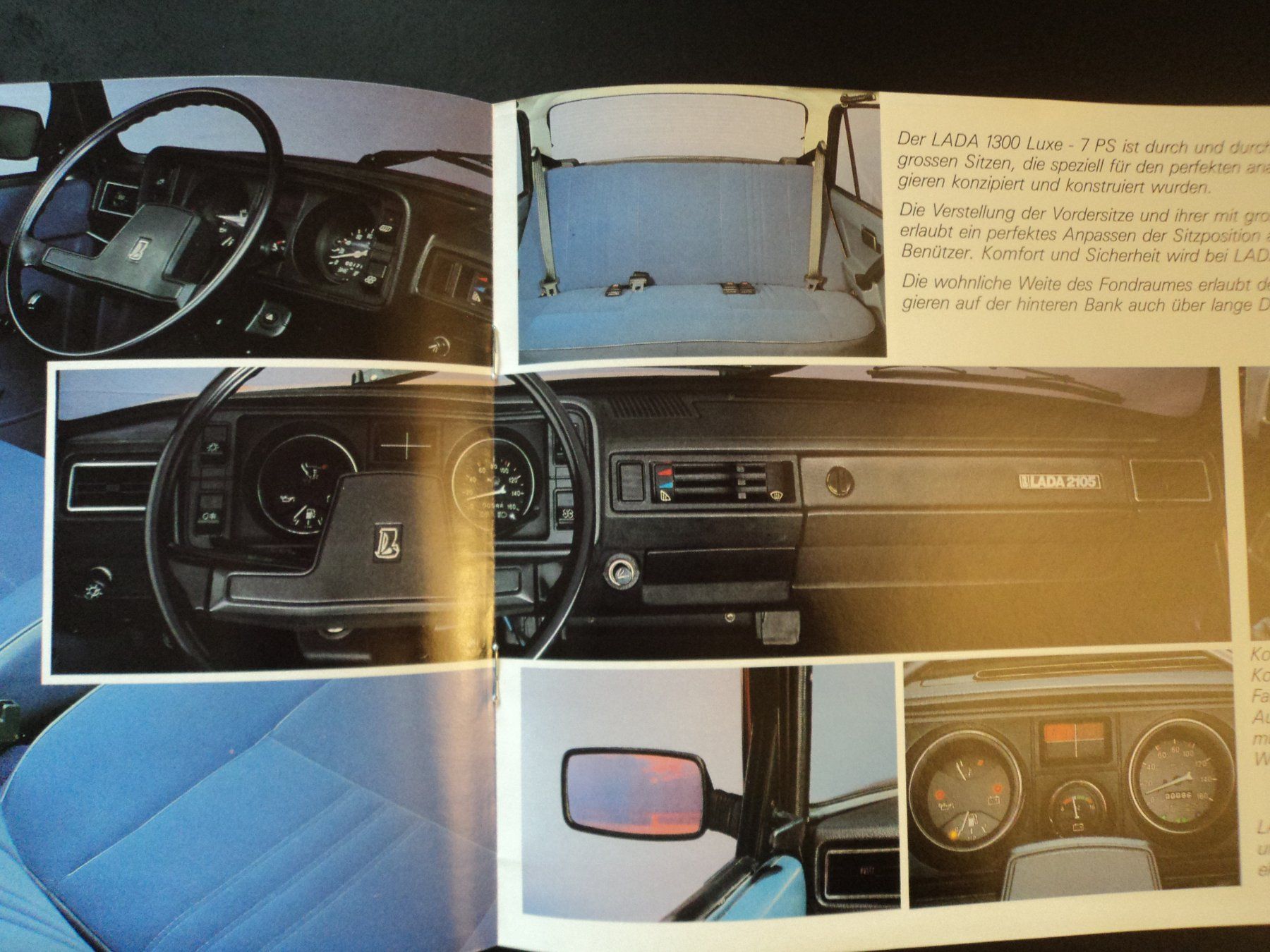 Lada Dokumente: Prospekt Lada 1300 Luxe Typ 2105 1981 – Gebraucht aus Schwarzenburg von modelCARama 5