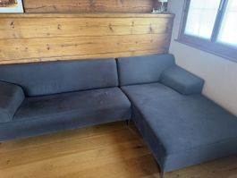 ROLF BENZ Ecksofa Freistil 180 rechts Stoff grau ab 1.-