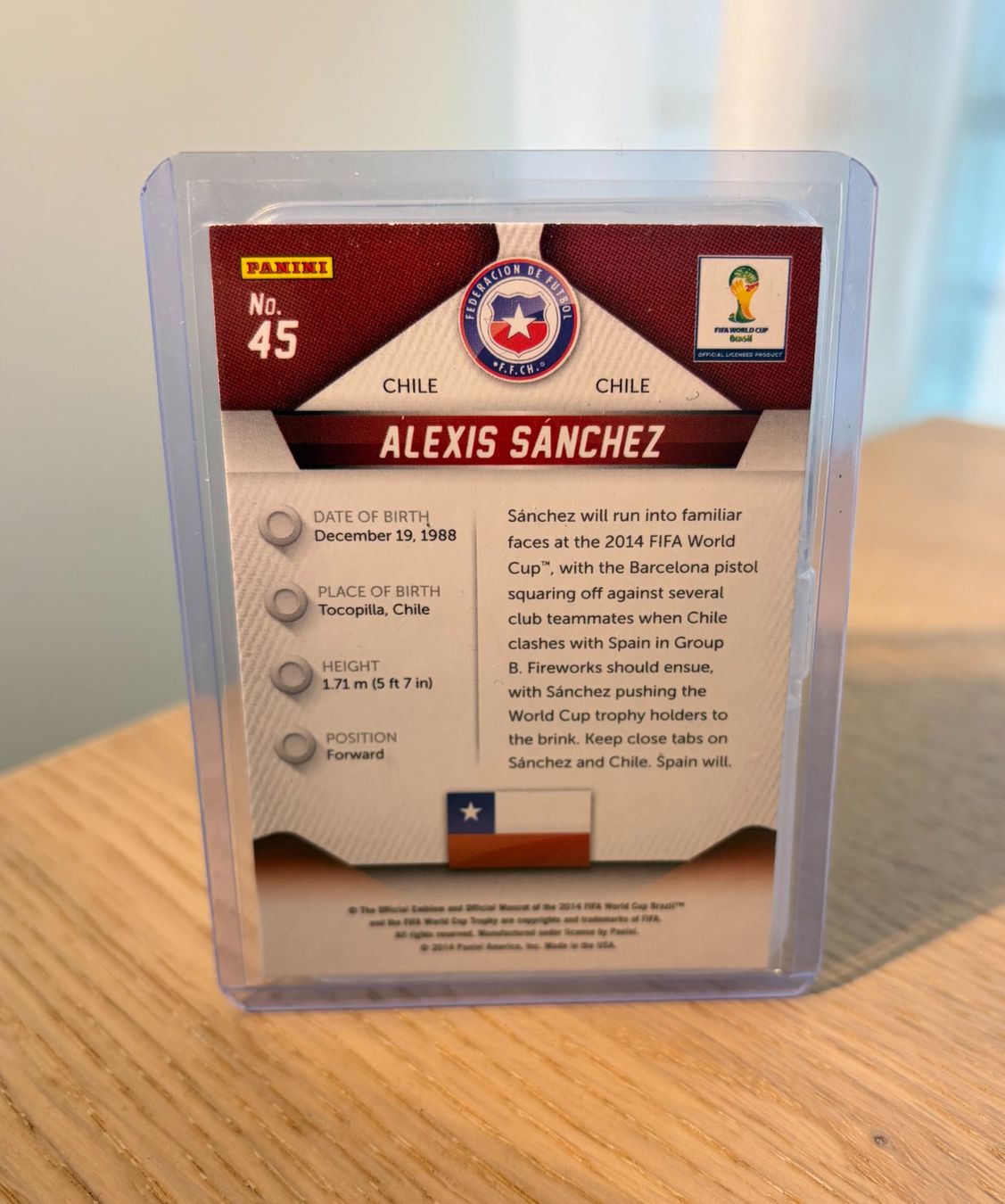 Panini Sammelbilder & Trading cards: Alexis Sanchez Panini Prizm WM 2014 Chile – Gebraucht aus Au ZH von CardsWithMax 1