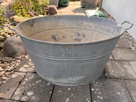 Zinkwanne für Garten