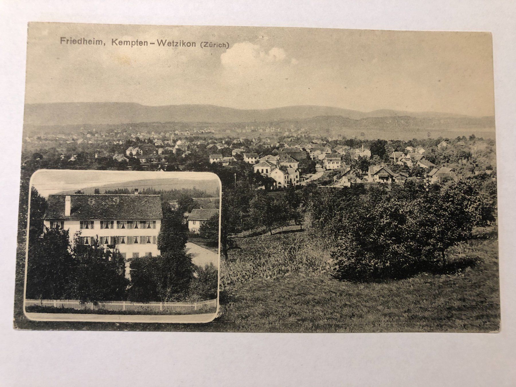 Cartoline postali: Friedheim - Kempten - Wetzikon 1914 – Usato da Pfäffikon ZH venduto da Waltoversand
