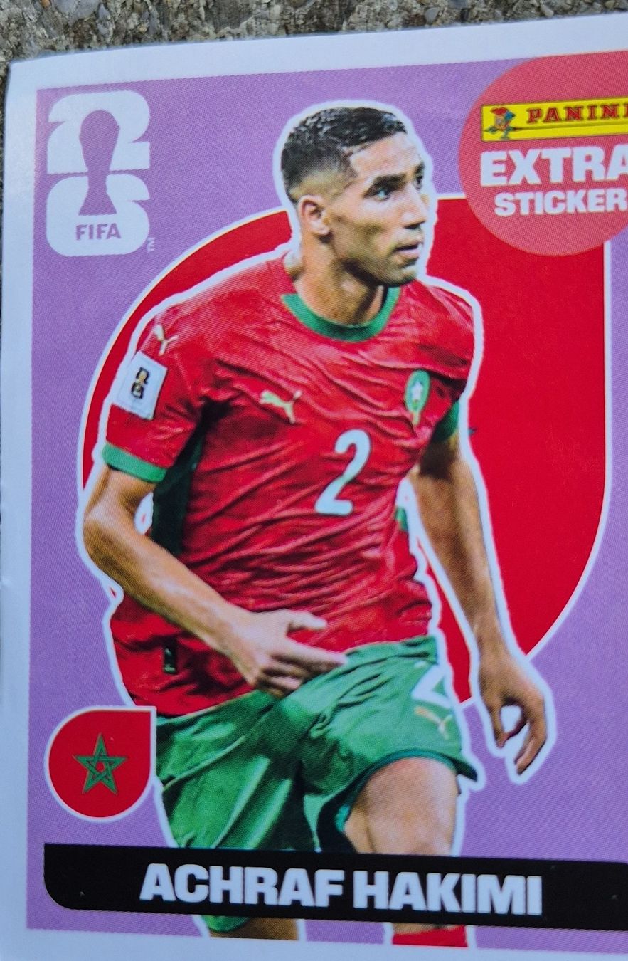 Panini Carte collezionabili: Panini WM 2026 Extra Sticker Achraf Hakimi – Nuovo (secondo la descrizione) da Altendorf venduto da caj_hry2