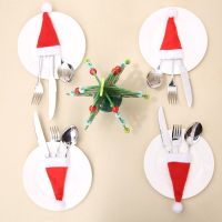 10 Stück Messer und Gabel Weihnachtsmutz