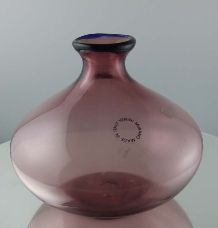 Venini Vasen & Gefässe: Glas Vase 94x112mm VENINI- 1989 – Gebraucht aus Stein am Rhein von Vitrum8260 1