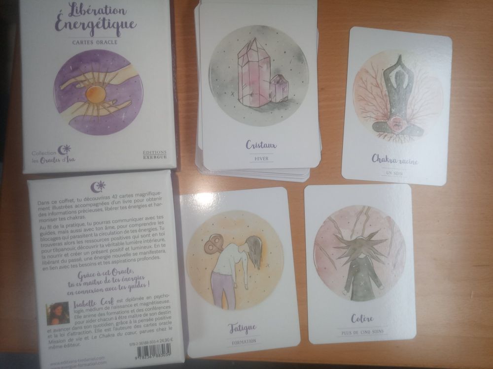 Jeu De Cartes Oracle 44 Cartes - Divination Portable - Illustrations Style BD - Pour Guidance Spirituelle