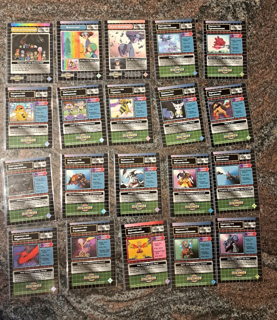 Bandai Sammelbilder & Trading cards: Digimon Animated Series 2 komplett 1-32 Karten – Neu (gemäss Beschreibung) aus Frauenfeld von Fusel1909 2