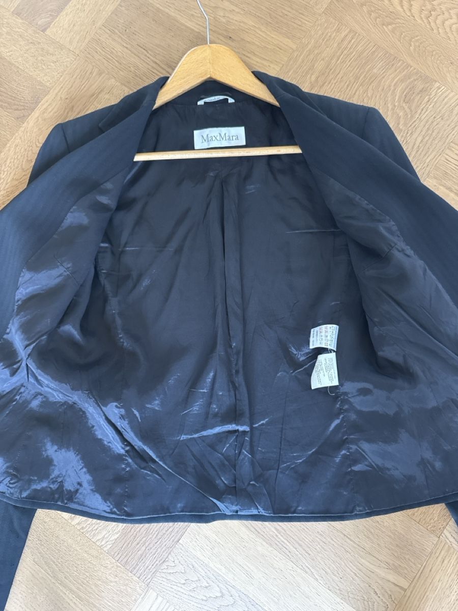 Max Mara Giacche: Max Mara Blazer Schwarz Gr. 36 S – Usato da Bern venduto da nelke08 5