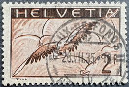 Flugpost F13 Voll-⦿ La Chaux-de-Fonds SBK 140.-