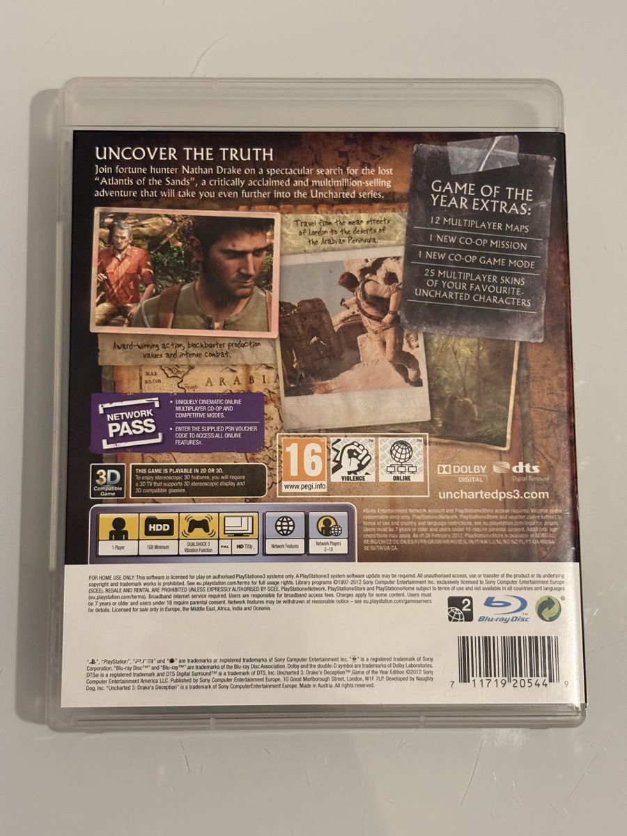 Sony Giochi: Uncharted 3: Drake's Deception - PS3 – Nuovo (secondo la descrizione) da Zürich venduto da Collecting-World 1