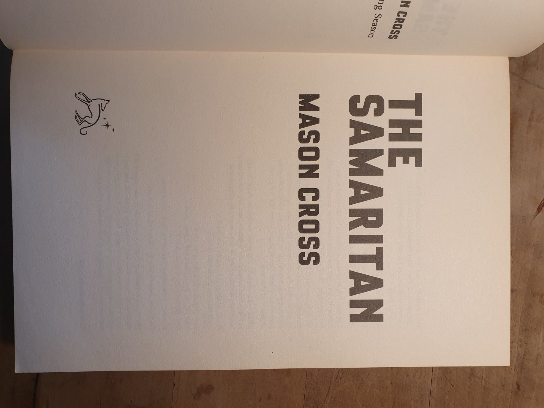 Libri: The Samaritan Mason Cross – Usato da Zürich venduto da loosebone 1