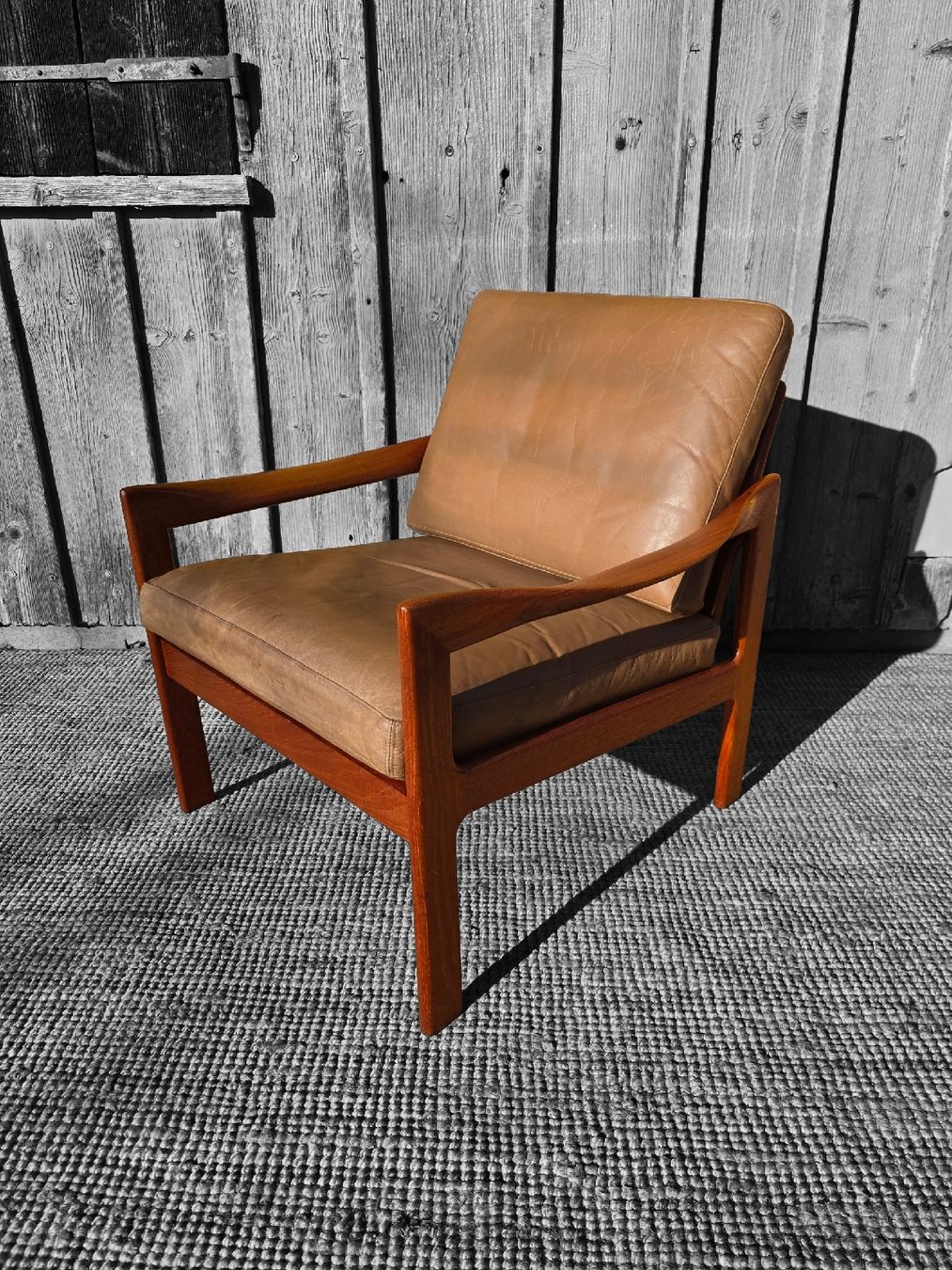 Sessel: Dänischer Teak Sessel von Illum Wikkelsø restauriert – Gebraucht aus Haslen AI von Vintagelix 1