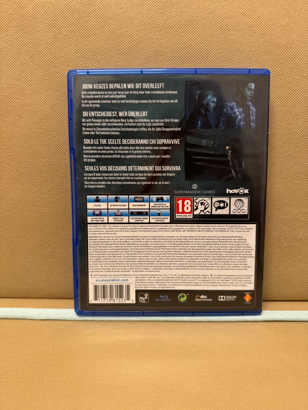 Giochi: Until Dawn PS4 - Top Zustand! – Nuovo (secondo la descrizione) da Zürich venduto da mariameier 1