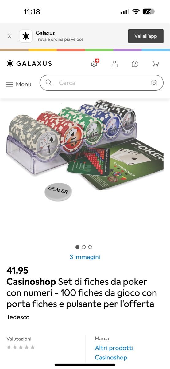 Jeux: Pokerkoffer-Set mit vielen Chips – D'occasion à Russikon par kraw123 2