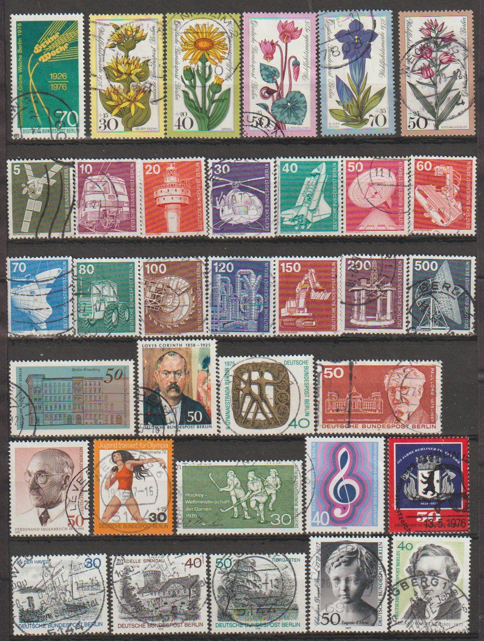 Alle Briefmarken: Allemagne Berlin – Gebraucht aus Crans-Montana von kira56 2